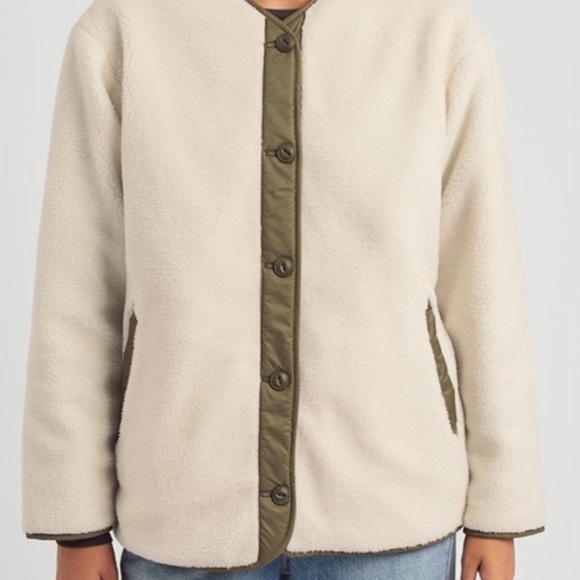 Rag & Bone Brielle Nylon Quilted Reversible Liner, Army Green (XS / TP) - Picture 5 of 10